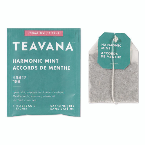 Teavana Tea Bags, Harmonic Mint Decaf, 0.05 oz, 24/Box