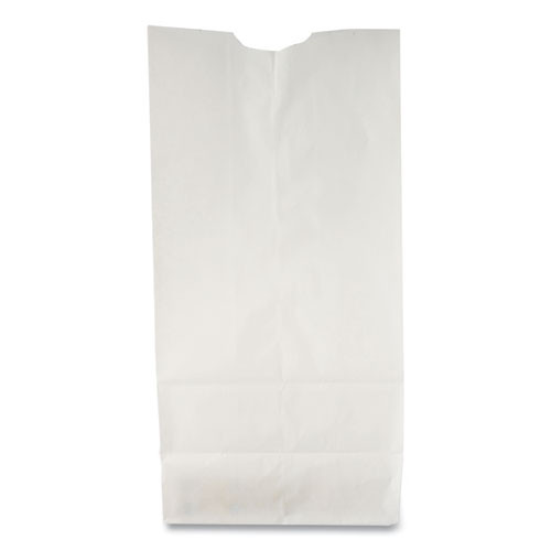 Grocery Paper Bags, #2 Size, 4.13" x 2.63" x 7.88", White, 500/Bundle
