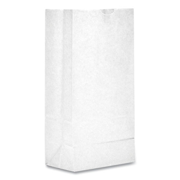 Grocery Paper Bags, #2 Size, 4.13" x 2.63" x 7.88", White, 500/Bundle