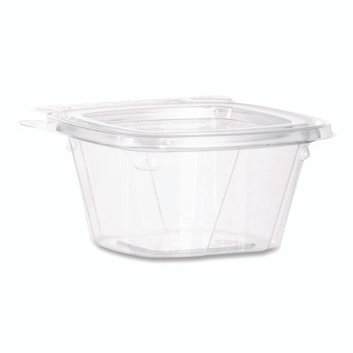 ClearPac SafeSeal Tamper-Resistant, Tamper-Evident Containers, 3.72 x 4.2 x 1.97, Clear, Plastic, 400/Carton
