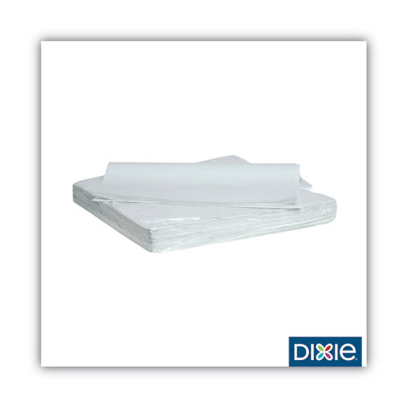 All-Purpose Food Wrap, Dry Wax Paper, 14 x 14, White, 1,000 Sheets/Pack, 4 Packs/Carton