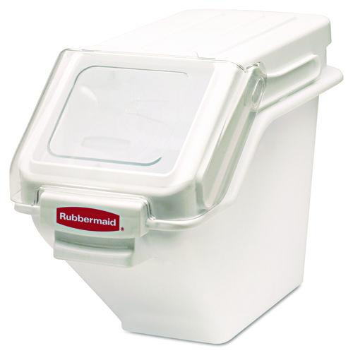 ProSave Shelf Ingredient Bins, 5.4 gal, 11.5 x 23.5 x 16.88, White, Plastic