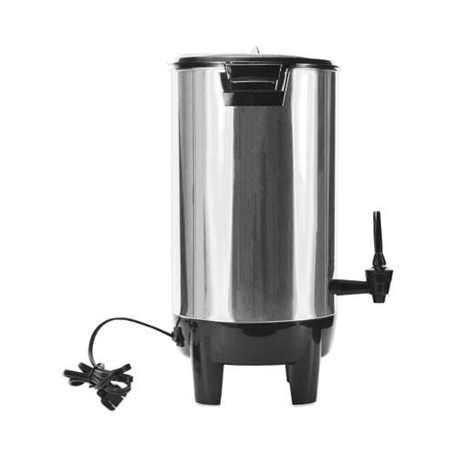 30-Cup Percolating Urn, Stainless Steel