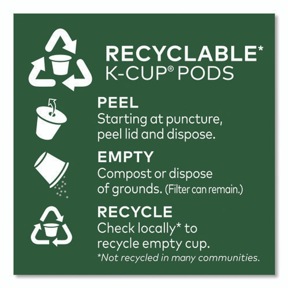 French Roast Coffee K-Cups, 24/Box, 4 Boxes/Carton