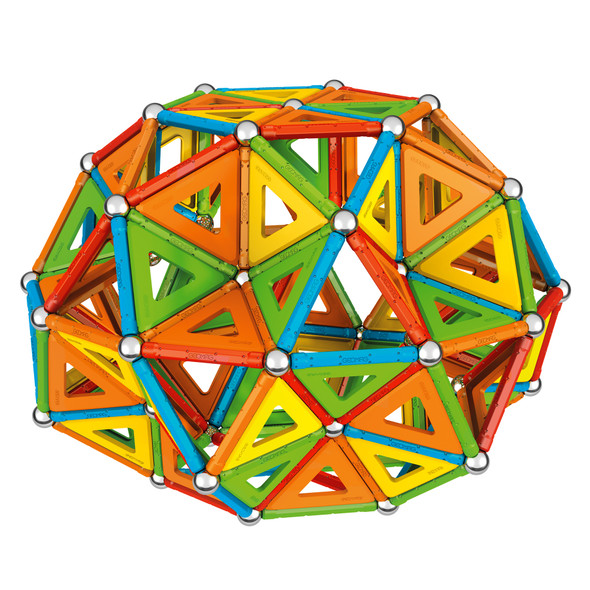 Masterbox Magnetic Building Set, Supercolor Recycled, 388 Pieces