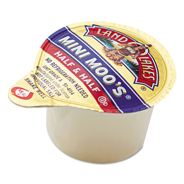 Mini Moo's Half and Half, 0.3 oz Mini Cups, 192/Carton