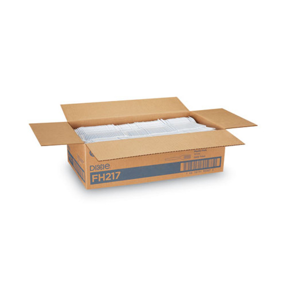 Plastic Cutlery, Heavyweight Fork, White, 1,000/Carton Plastic Cutlery, Heavyweight Fork, White, 1,000/Carton