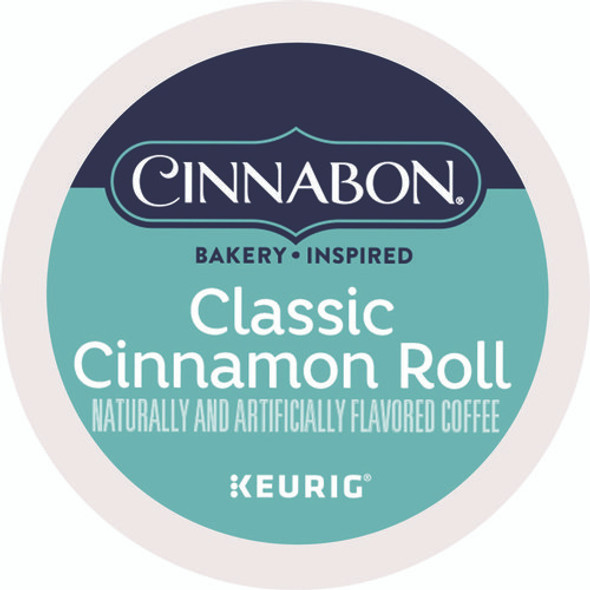 Cinnabon Classic Cinnamon Roll Coffee K-Cups, 24/Box
