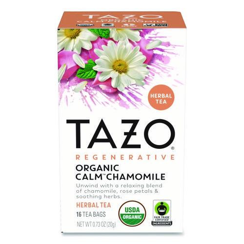 Tea Bags, Organic Calm Camomile, 16/Box