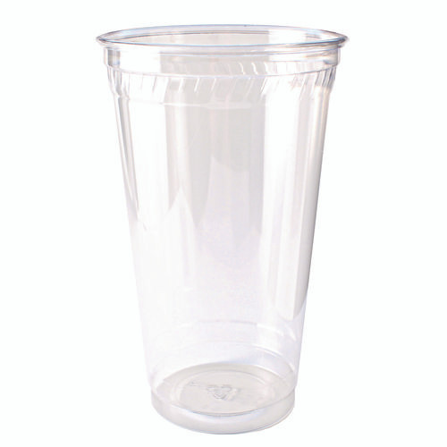 Kal-Clear PET Cold Drink Cups, 32 oz, Plastic, Clear, 25/Sleeve, 12 Sleeves/Carton