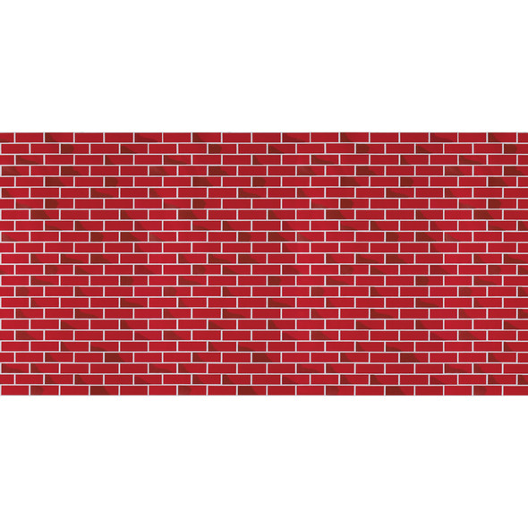 Bulletin Board Art Paper, Tu-Tone™ Brick, 48" x 12', 4 Rolls