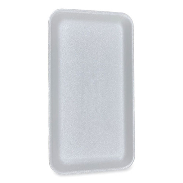 Meat Trays, #1525, 14.5 x 8 x 0.75, White, Foam, 250/Carton Meat Trays, #1525, 14.5 x 8 x 0.75, White, Foam, 250/Carton