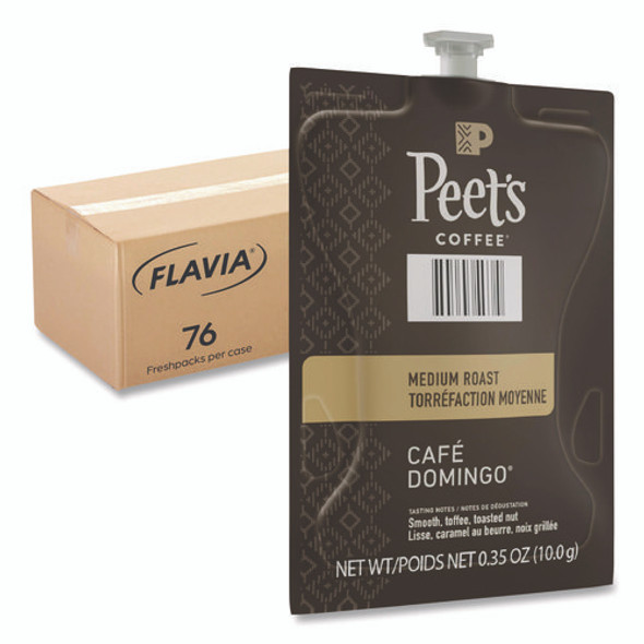 Peet's Coffee Cafe Domingo Freshpack, 76/Carton