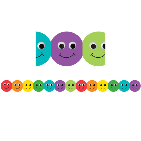 Smiley Face Mighty Brights™ Border, 36 Feet Per Pack, 6 Packs Smiley Face Mighty Brights™ Border, 36 Feet Per Pack, 6 Packs