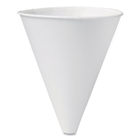 Bare Eco-Forward Treated Paper Funnel Cups, 10 oz, White, 250/Bag, 4 Bags/Carton Bare Eco-Forward Treated Paper Funnel Cups, 10 oz, White, 250/Bag, 4 Bags/Carton
