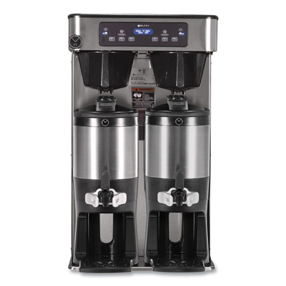 ICB Infusion Series Twin Tall Coffee Brewer, 51 Cups, Silver/Black ICB Infusion Series Twin Tall Coffee Brewer, 51 Cups, Silver/Black