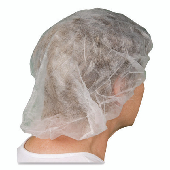 BC Series Bouffant Caps, 21", White, 1,000/Carton