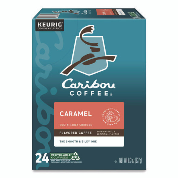 Caramel Hideaway K-Cups, Mild Roast, 24/Box