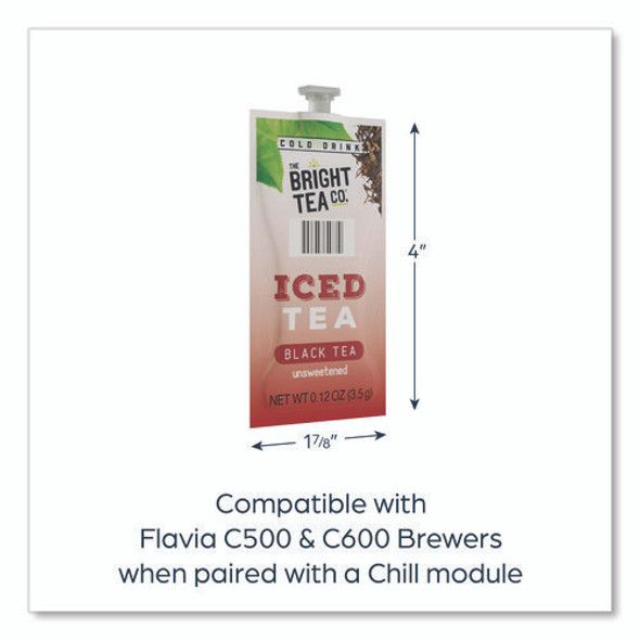 The Bright Tea Co. Unsweetened Iced Black Tea Freshpack, 100/Carton