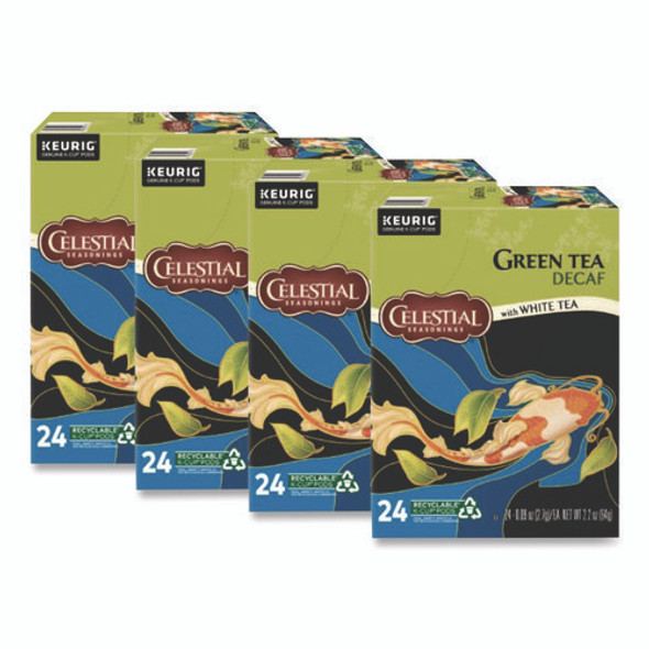 Decaffeinated Green Tea K-Cups, 96/Carton