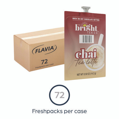 The Bright Tea Co. Chai Tea Latte Freshpack, 72/Carton