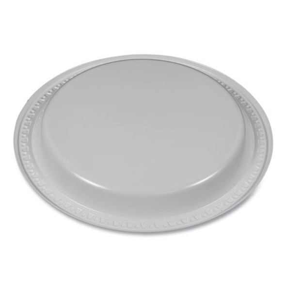 Plastic Dinnerware, Plates, 9" dia, White, 500/Carton Plastic Dinnerware, Plates, 9" dia, White, 500/Carton