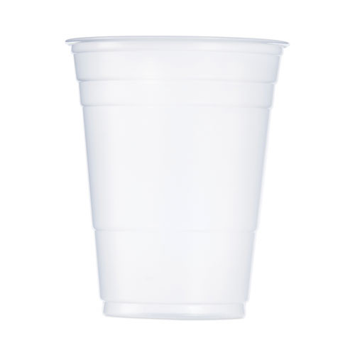 SOLO Party Plastic Cold Drink Cups, 16 oz, 50/Sleeve, 20 Sleeves/Carton