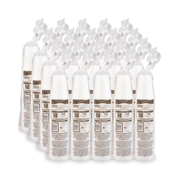 SOLO Party Plastic Cold Drink Cups, 16 oz, 50/Sleeve, 20 Sleeves/Carton