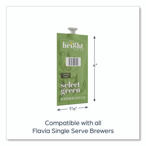 The Bright Tea Co. Select Green Tea Freshpack, 100/Carton