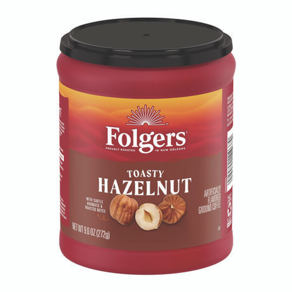 Toasty Hazelnut Ground Coffee, 9.6 oz Can