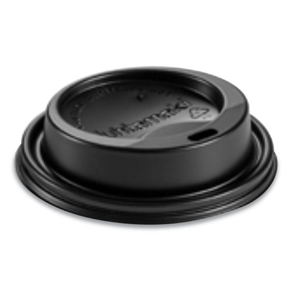 Dome Sipper Hot Cup Lids, Fits 8 oz Hot Cups, Plastic, Black, 1,000/Carton Dome Sipper Hot Cup Lids, Fits 8 oz Hot Cups, Plastic, Black, 1,000/Carton