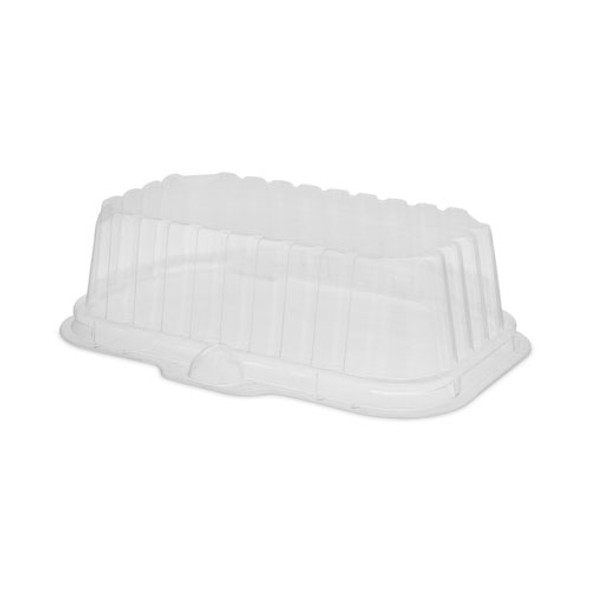 OPS Dome-Style Lid, 17S Deep Dome, 8.3 x 4.8 x 2.1, Clear, Plastic, 250/Carton