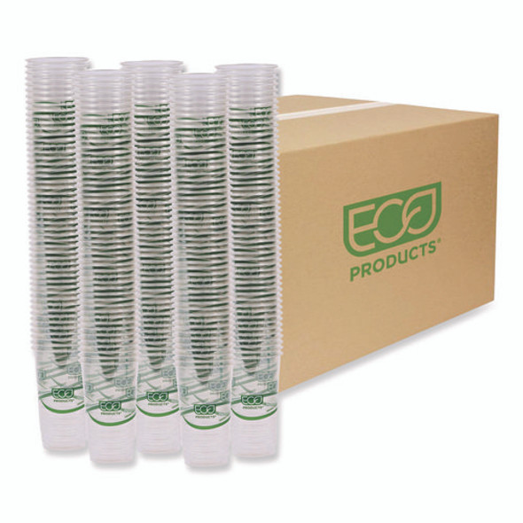 GreenStripe Renewable and Compostable PLA Cold Cups, 24 oz, Plastic, Clear, 50/Pack, 20 Packs/Carton