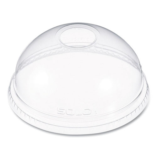 Ultra Clear Dome Cold Cup Lids, Fits 16 oz to 24 oz Cold Cups, Plastic, Clear, 1,000/Carton