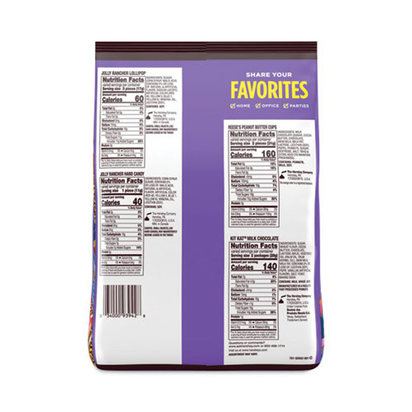 Snack-Size Sweets and Chocolate Assortment Party Pack, 34.19 oz Bag