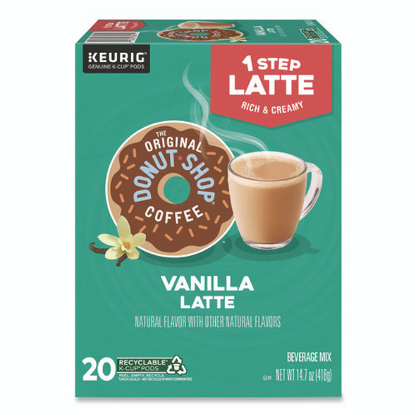 Vanilla One Step Latte K-Cup, 20/Box