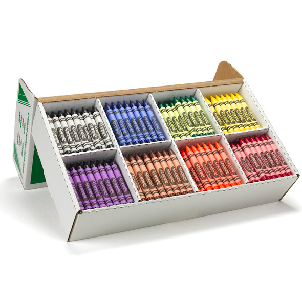 Crayon Classpack®, Large Size, 8 Colors, 400 Count