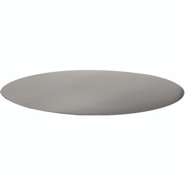 Foil Laminated Board Lids, 9" Diameter, Silver, Aluminum, 500/Carton
