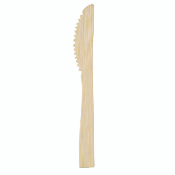 Bamboo Cutlery, Mediumweight Knife, Paper, Light Golden, 100/Pack, 10 Packs/Carton