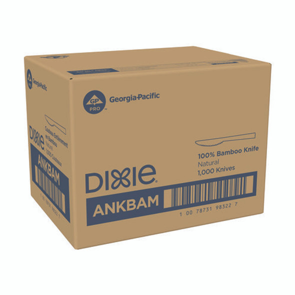 Bamboo Cutlery, Mediumweight Knife, Paper, Light Golden, 100/Pack, 10 Packs/Carton Bamboo Cutlery, Mediumweight Knife, Paper, Light Golden, 100/Pack, 10 Packs/Carton