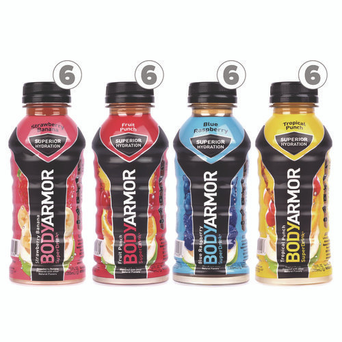 BASE Sports Drink Variety Pack, Assorted Flavors, 12 oz Bottle, 24/Carton
