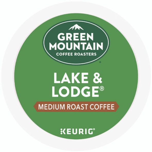 Lake and Lodge Coffee K-Cups, Medium Roast, 96/Carton