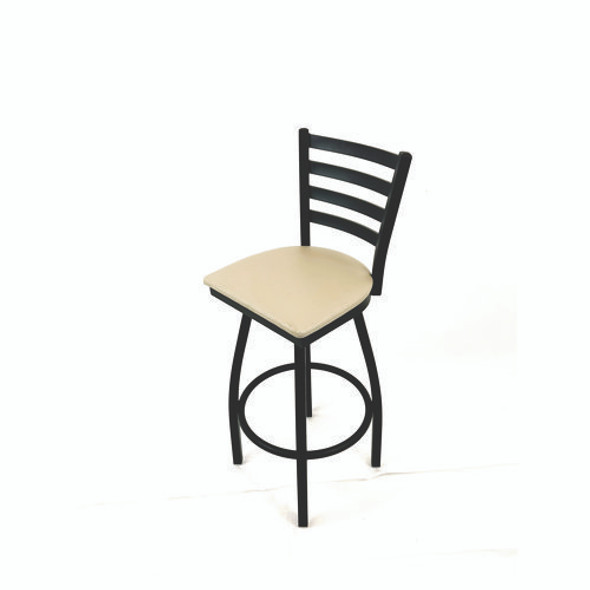 Boggs Series Barstool, Supports Up to 300 lb, 30.5" Seat Height, Taupe Seat, Black Back, Black Base Boggs Series Barstool, Supports Up to 300 lb, 30.5" Seat Height, Taupe Seat, Black Back, Black Base