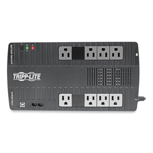 AVR Series Ultra-Compact Line-Interactive UPS, 8 Outlets, 550 VA, 420 J