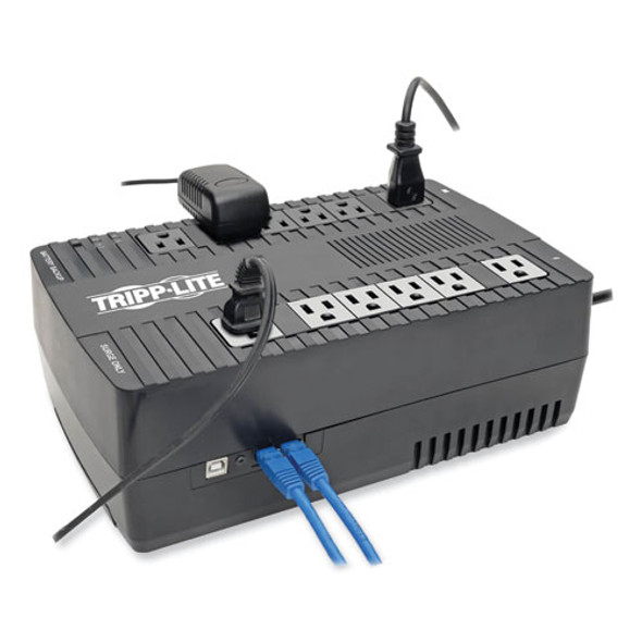 AVR Series Ultra-Compact Line-Interactive UPS, 12 Outlets, 750 VA, 420 J