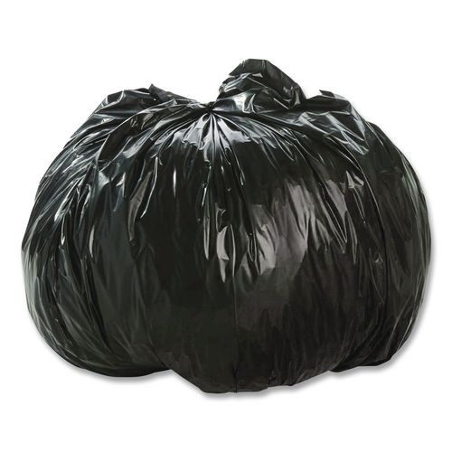 Total Recycled Content Plastic Trash Bags, 10 gal, 1 mil, 24" x 24", Black/Brown, 250/Carton