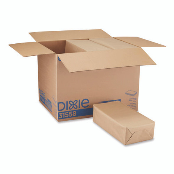 1/8-Fold Dinner Napkin, 1-Ply, 15 x 16.8, White, 350/Pack, 12 Packs/Carton