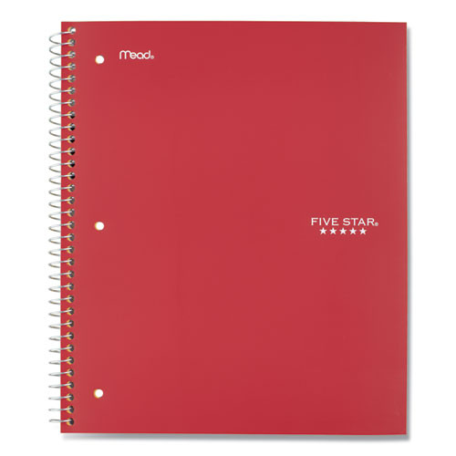 Wirebound Notebook, 5-Subject, Wide/Legal Rule, Randomly Assorted Cover Color, (200) 10.5 x 8 Sheets