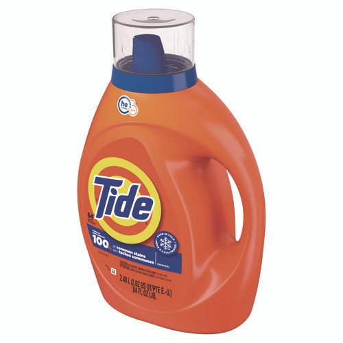 HE Laundry Detergent, Original Scent, Liquid, 64 Loads, 84 oz Bottle
