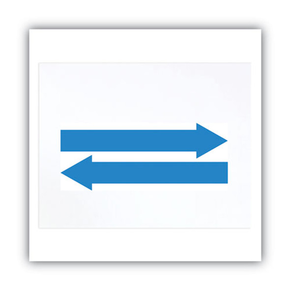 Stake Sign, Blank White, Includes Directional Arrows,  15 x 19